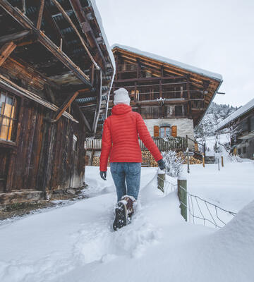 Servoz en hiver