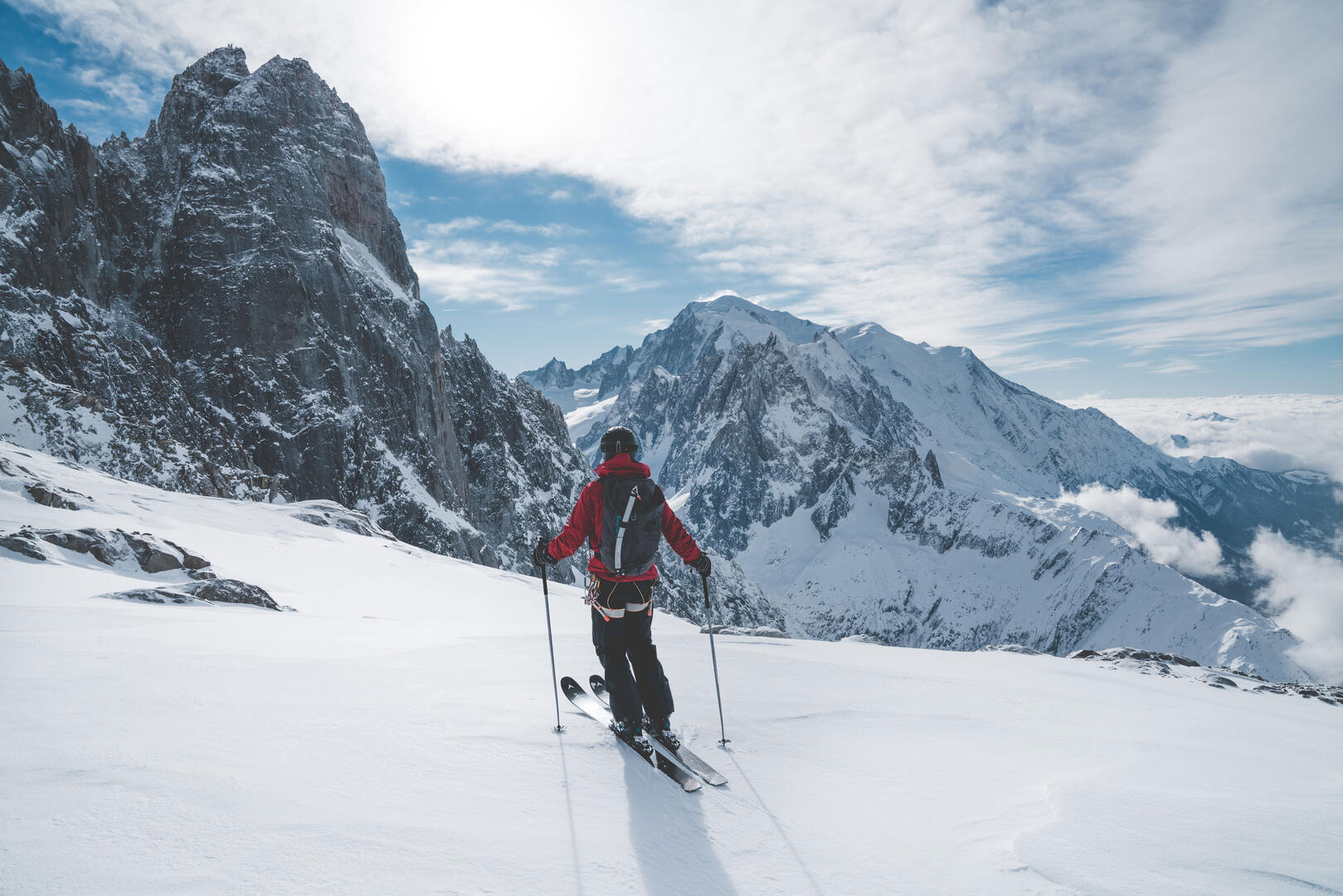 Skiing in ChamonixMontBlanc Valley Chamonix Mont Blanc