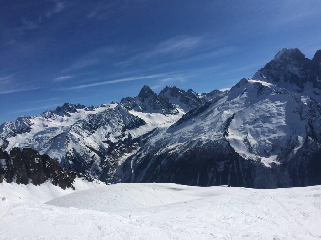 Snowshoeing route of Index ChamonixMontBlanc Snowshoe trails à